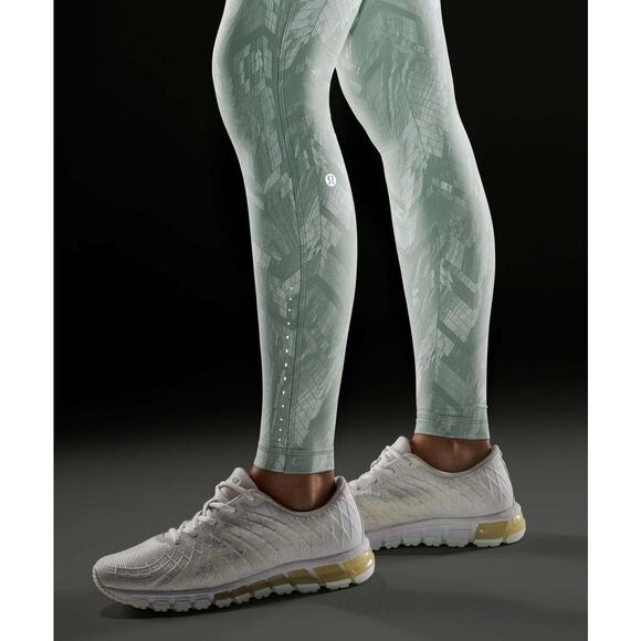 Lululemon Swift Speed High-Rise Tight 28" Reverberate Chevron Jaquard 12 Green - Picture 3 of 8